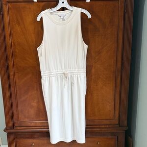 Athleta Cream Midi Dress L